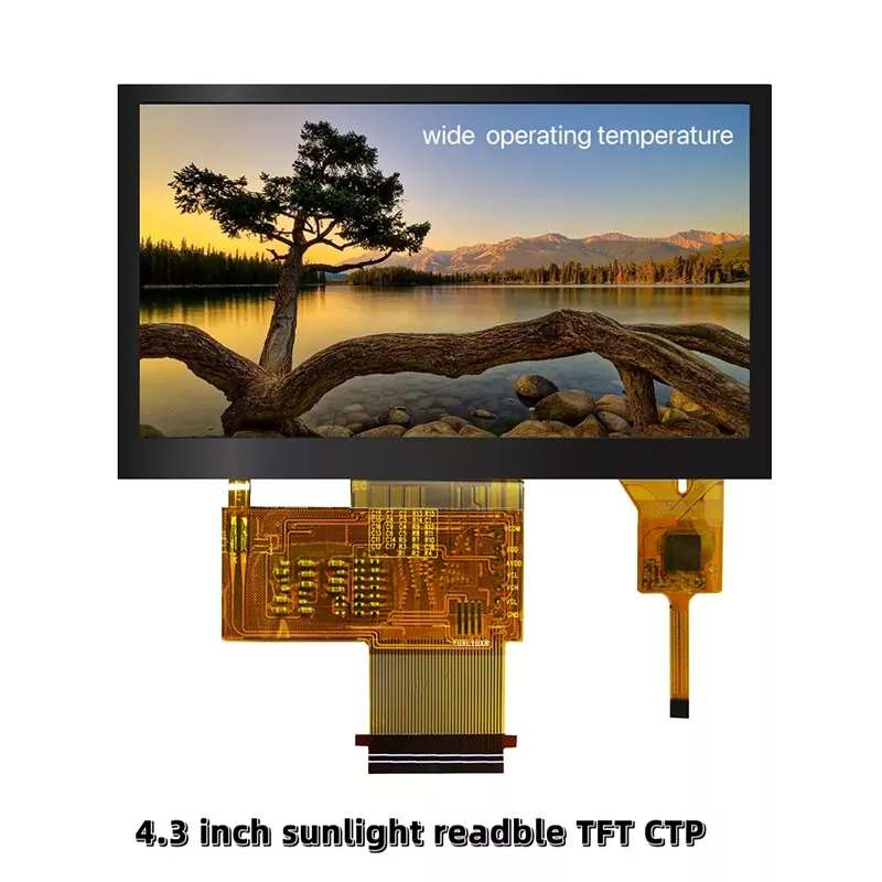 4.3 بوصة 480 × 272 مع وحدة TFT شاشة تعمل باللمس